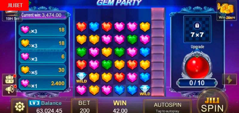 Cara Main Lodi291 Gem Party Slot Machine