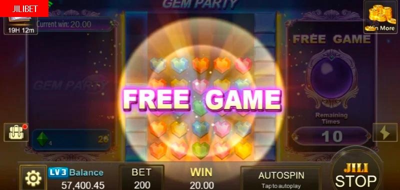 Lodi291 Gem Party Slot Machine Libreng Spins Bonus Game