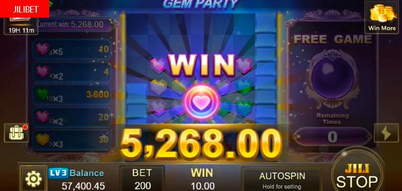 Lodi291 Gem Party Slot Machine Big Win